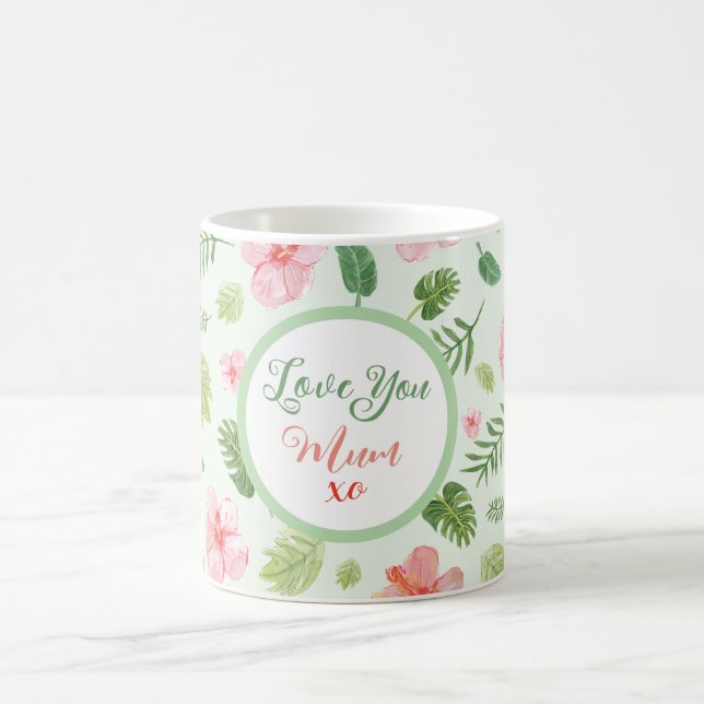 Fête des mères florales Mug magique (Centre)