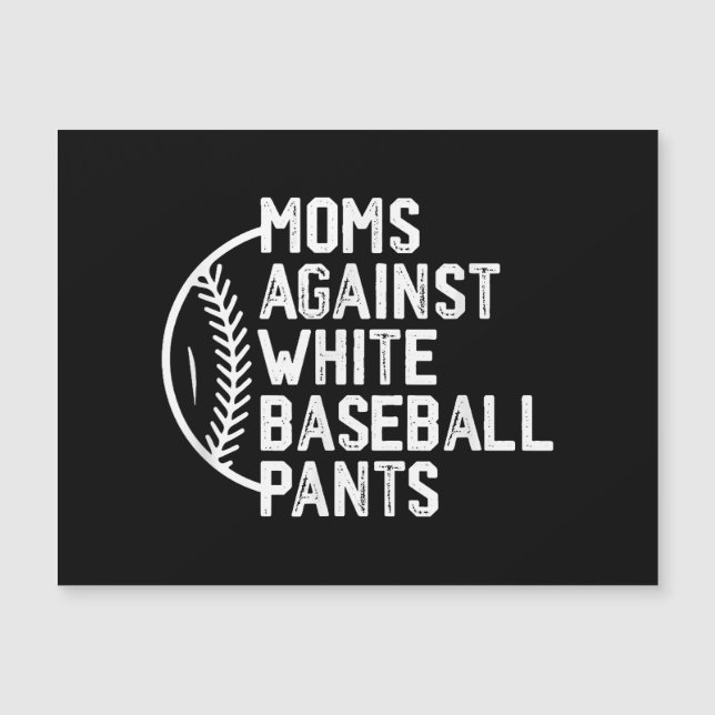 Fête des mères Jeu des mamans contre le baseball b (Devant)