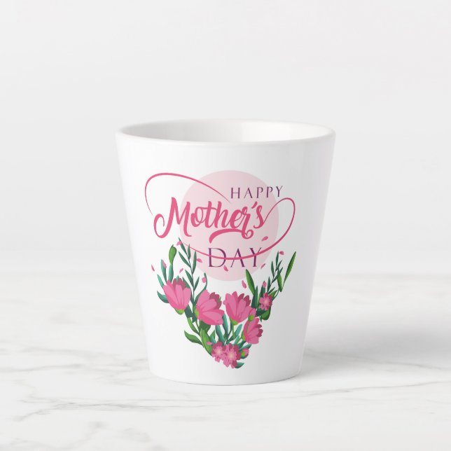 Fête des mères Latte Mug (Devant)