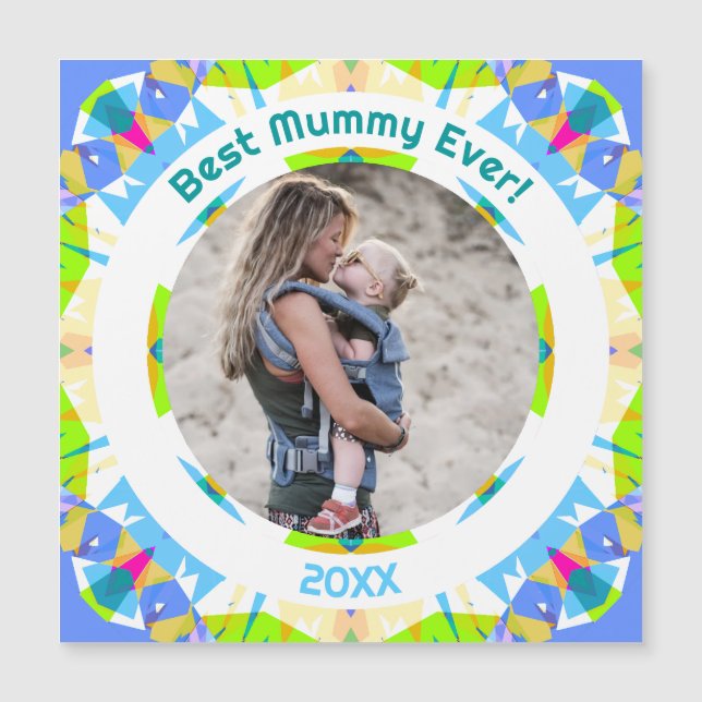 Fête des mères Meilleure maman Ever bébé fille pho (Devant)