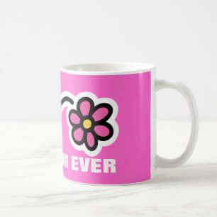 Fête des mères Mug avec fleur marguerite rose Me