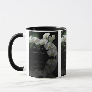 Fête des Mères Orchidées et fougères Mug