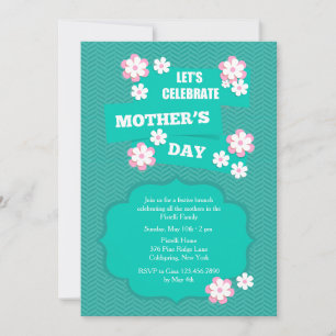 Fête des Mères Pétales Invitation