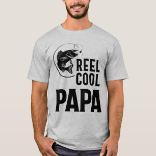 Fête des pères Cadeaux T-shirt Pêche Reel Cool Pap