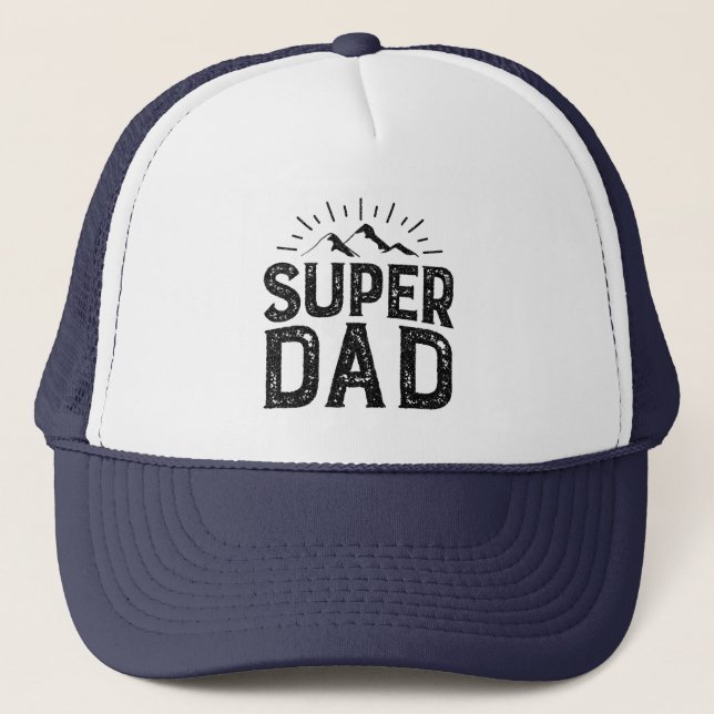 Fête des pères Casquette Super Papa (Devant)