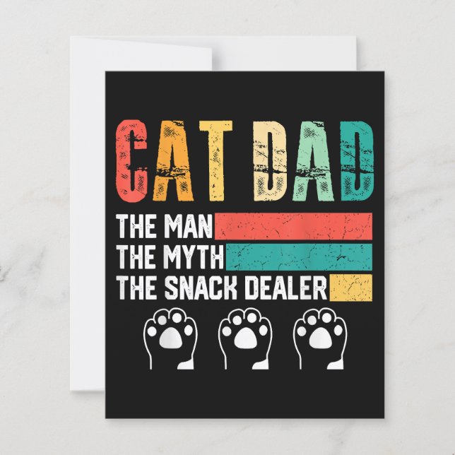 Fête des Pères Chat Papa (Devant)