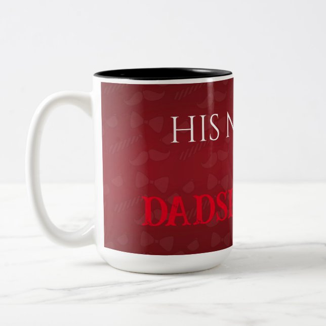 Fête des pères customisée Dons Dadspiration Mug (Gauche)