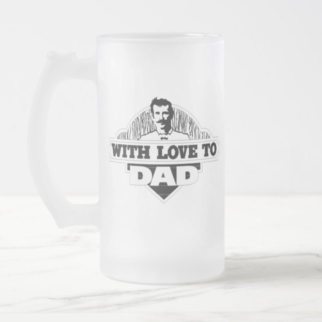 Fête des pères de bière congelée Mug (Gauche)
