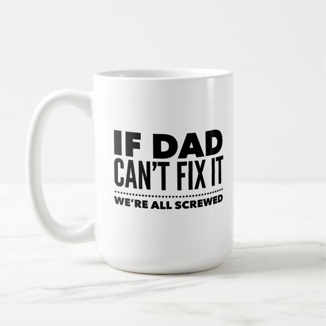Fête des pères de café Mug (Gauche)