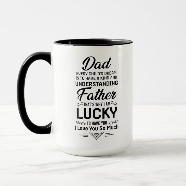 Fête des pères de café Mug (Gauche)