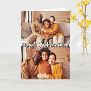 fête des pères de Modèle de famille personnalisée