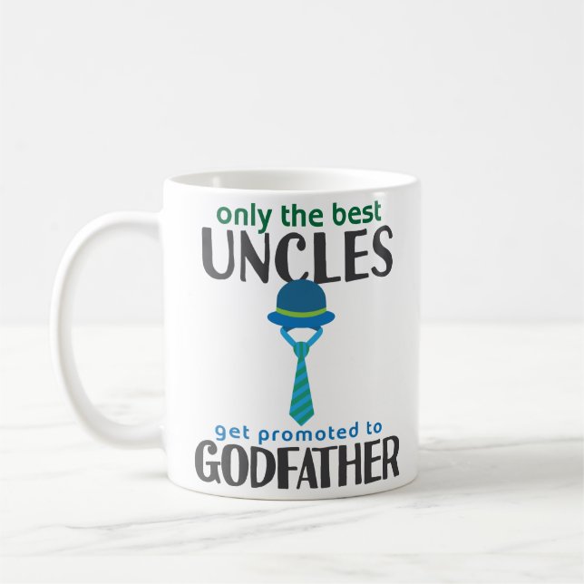 Fête des pères de tasse Godfather Hero d'oncle (Gauche)