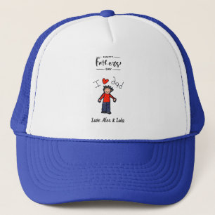 Fête des pères "I Love Papa" casquette de camionne