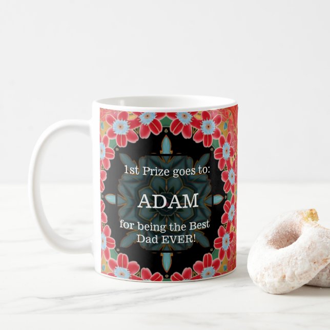 FÊTE DES PÈRES - MUG PERSONNALISÉ - 1ER PRIX - ROU (Avec donut)