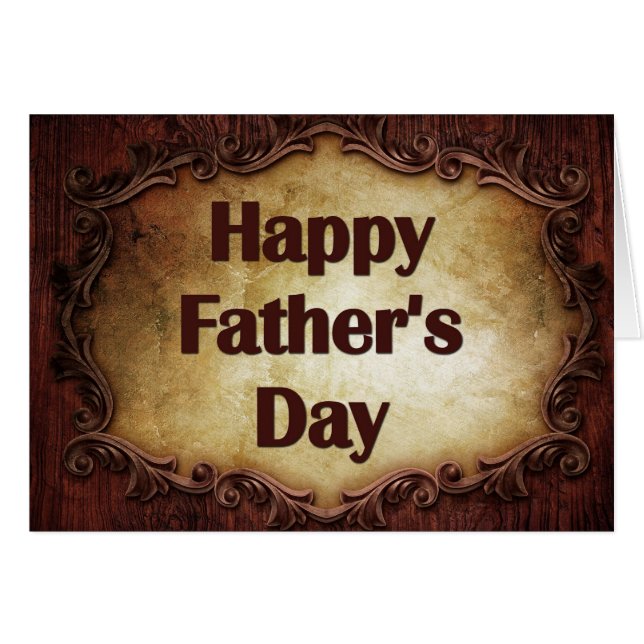 Fête des pères ornementale (Devant horizontal)