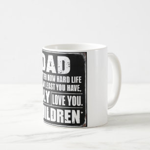 Fête des pères Papa Cadeaux de la fille Son Mug Ca