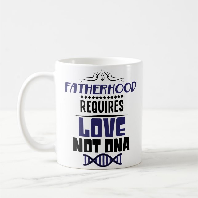 Fête des pères Patrie Étape Papa Café Mug Cadeau (Gauche)