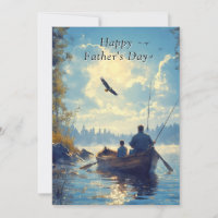 Fête des pères Père & Fils Ligne Pêche en bateau
