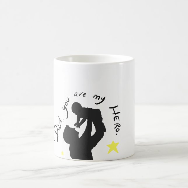 Fête des pères personnalisée de tasse (Centre)
