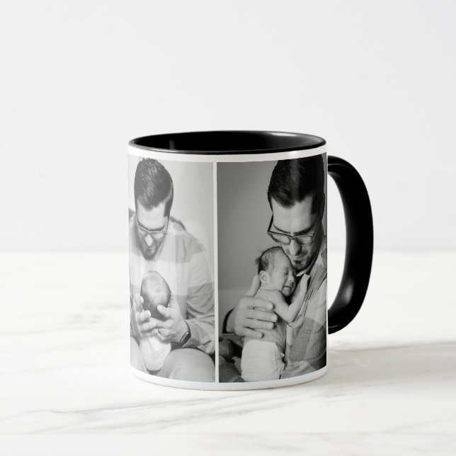 Fête des pères Photo Mug (Devant droit)