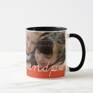 Fête des pères Photo personnalisée Mug pour grand-