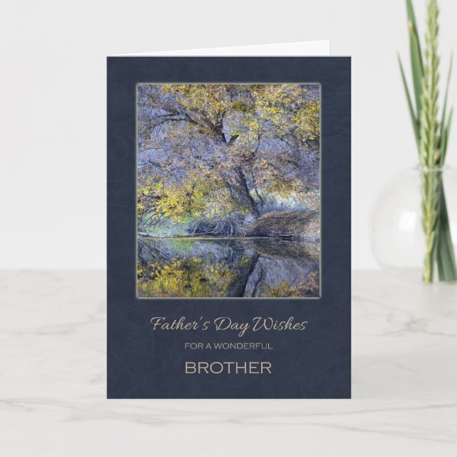 Fête des pères pour la carte de frère (Devant)