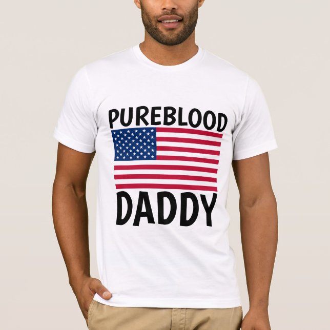 FÊTE DES PÈRES PUREBLOOD DADDY DAD T-SHIRTS (Devant)
