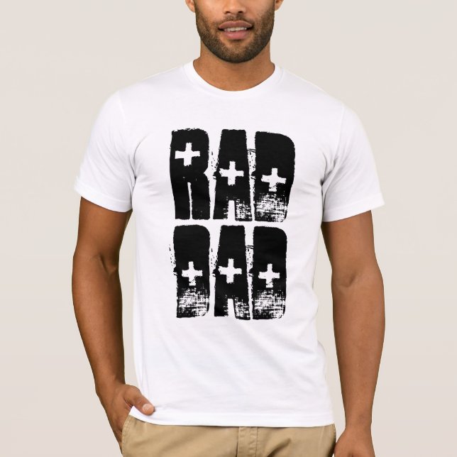FÊTE DES PÈRES RAD DAD T-SHIRTS TEE - SHIRTS (Devant)