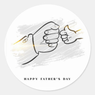 FÊTE DES PÈRES Sticker CADEAU