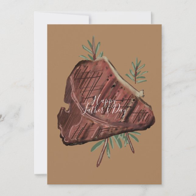 Fête des pères T Bone Steak Rosemary Sprigs (Devant)