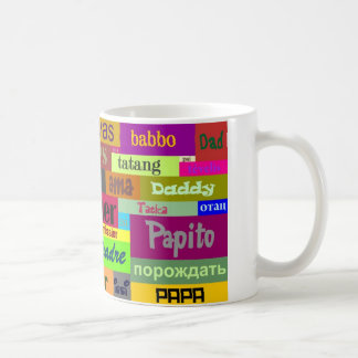 Fête des pères toute tasse de langue