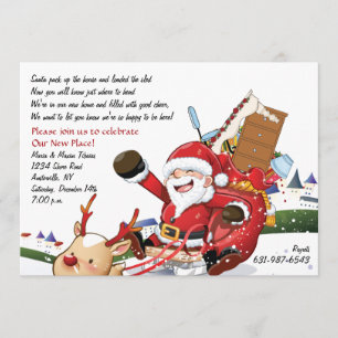 Fête des Vacances - Faire-part de déménagement