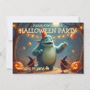 Fête d'Halloween de Monstre Joyeux pour Enfants