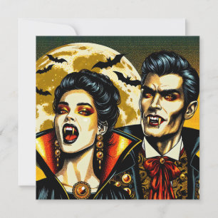 Fête d'Halloween des vampires et des chauves-souri