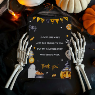 Fête d'Halloween Éffrayant Anniversaire Carte de r