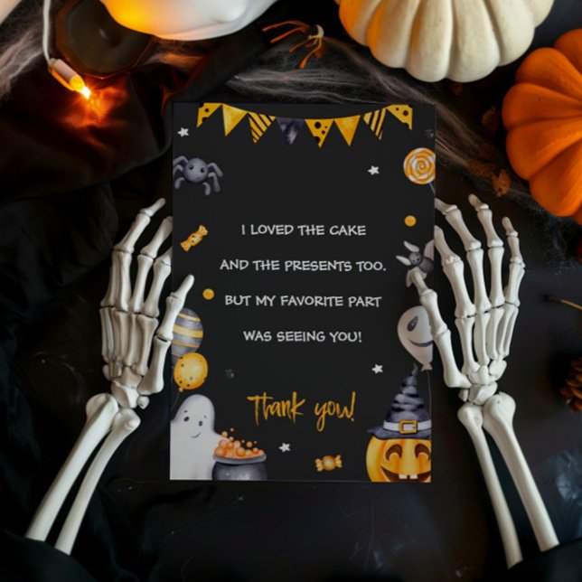 Fête d'Halloween Éffrayant Anniversaire Carte de r (Créateur téléchargé)