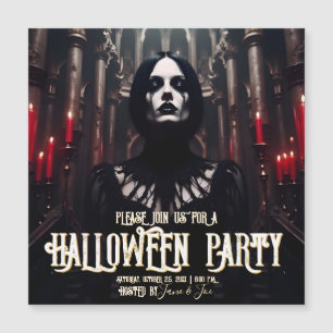 Fête d'Halloween - Invitation gothique sombre