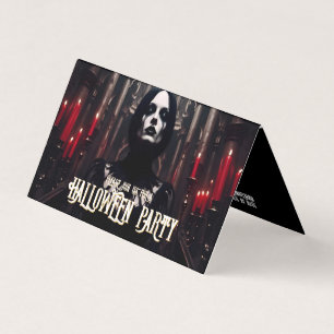 Fête d'Halloween - Invitation gothique sombre