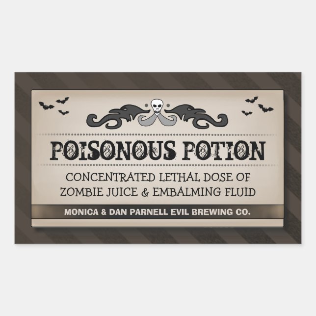 Fête d'Halloween nourriture ou boisson Étiquette n (Devant)