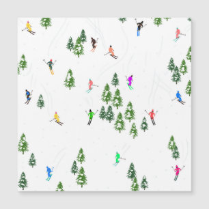 Fête d'Illustration de ski alpin Freeride