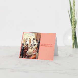 fête drôle invitation