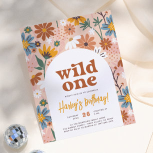 Fête du 1er anniversaire Budget Wild One Rétro Boh
