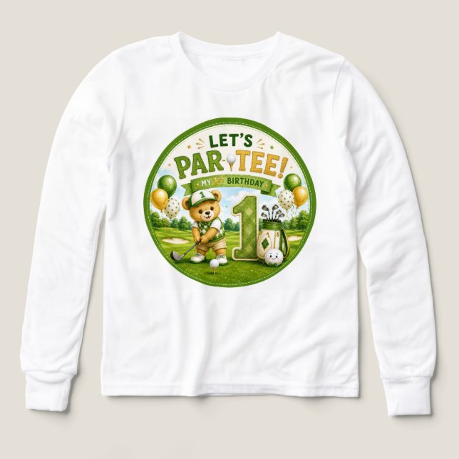 Fête du 1er anniversaire de golf (Motif recto)