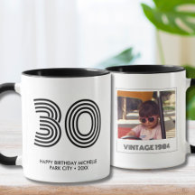 Fête du 30e anniversaire Favoriser la Mug de l'ann