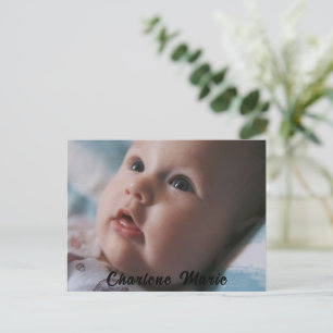 Fête du baptême pour la carte postale du baptême