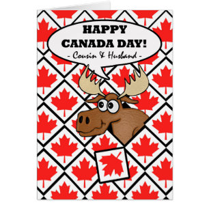 Fête du Canada pour le cousin et le mari, l'origna