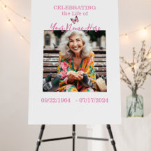 Fête du papillon rose floral de la vie funéraire