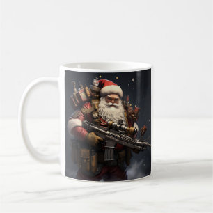 Fête du Père Noël tactique Café Mug