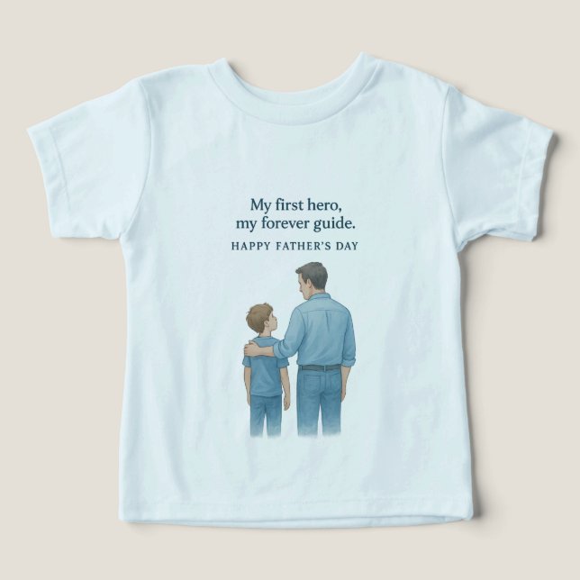 Fête du père T-shirt (Design Recto)