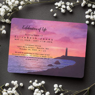Fête du phare de Sunset de la vie funéraire